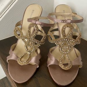BCBG Max Azria Jeweled heels sz 7.5